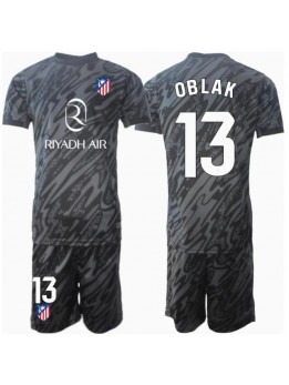 Atletico Madrid Jan Oblak #13 Målvakt Replika Hemmakläder Barn 2024-25 Kortärmad (+ byxor)